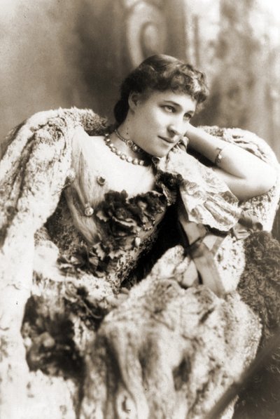 صورة ليلي لانغتري ، c.1887 بواسطة Napoleon Sarony